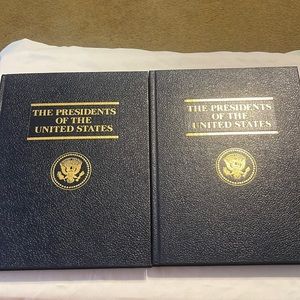 Set of the presidents of the United States books.